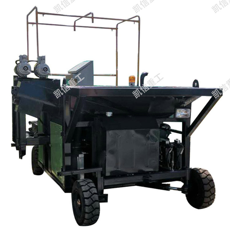 小型路肩石滑模機